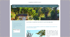 Desktop Screenshot of camping-le-petit-clos.fr